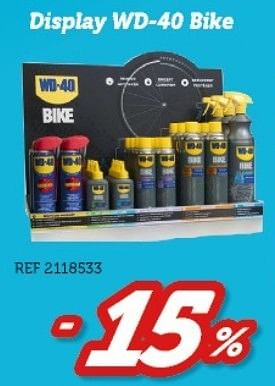 Promoties Display wd-40 bike -15% - WD-40 - Geldig van 23/04/2017 tot 28/05/2017 bij Auto 5