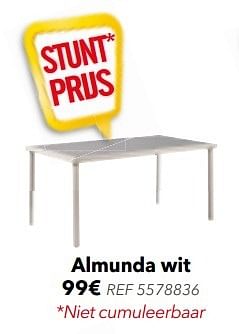 Promoties Almunda wit - Huismerk - BricoPlanit - Geldig van 25/04/2017 tot 15/05/2017 bij BricoPlanit