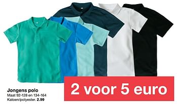 Promoties Jongens polo - Huismerk - Zeeman  - Geldig van 22/04/2017 tot 05/05/2017 bij Zeeman