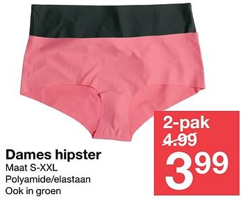Promoties Dames hipster - Huismerk - Zeeman  - Geldig van 22/04/2017 tot 05/05/2017 bij Zeeman