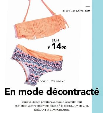 Promotions Bikini - Produit Maison - JBC - Valide de 24/04/2017 à 31/05/2017 chez JBC