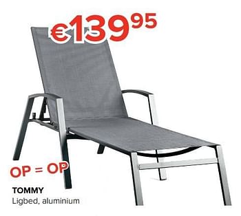 Promoties Tommy ligbed, aluminium - Huismerk - Euroshop - Geldig van 28/04/2017 tot 22/05/2017 bij Euro Shop