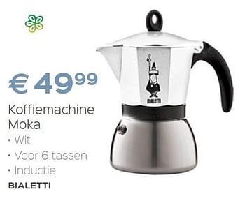 Promoties Bialetti koffiemachine moka - Bialetti - Geldig van 27/04/2017 tot 31/05/2017 bij ShopWillems