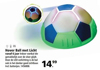 Promoties Hover ball met licht - Huismerk - Bart Smit - Geldig van 17/04/2017 tot 07/05/2017 bij Bart Smit