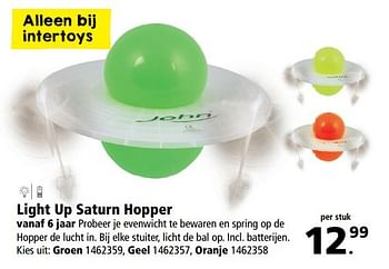 Promoties Light up saturn hopper - Huismerk - Bart Smit - Geldig van 17/04/2017 tot 07/05/2017 bij Bart Smit
