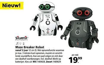 Promoties Maze breaker robot - Silverlit - Geldig van 17/04/2017 tot 07/05/2017 bij Bart Smit