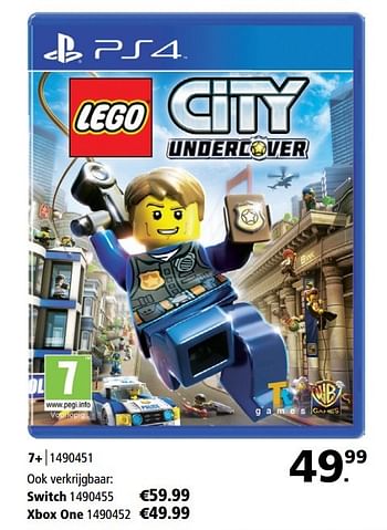 Promoties Lego city undercover - Warner Bros. - Geldig van 17/04/2017 tot 07/05/2017 bij Bart Smit