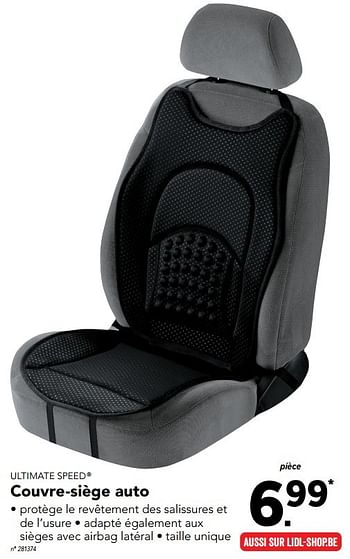 ULTIMATE SPEED® Couvre-siège auto, taille universelle
