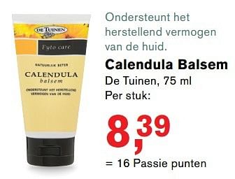 Promoties Calendula balsem - De Tuinen - Geldig van 18/04/2017 tot 17/05/2017 bij Holland & Barret