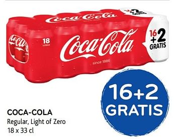 Promoties Coca cola regular, light of zero - Coca Cola - Geldig van 03/05/2017 tot 16/05/2017 bij Alvo