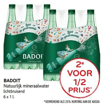 Promoties Badoit natuurlijk mineraalwater - Badoit - Geldig van 03/05/2017 tot 16/05/2017 bij Alvo