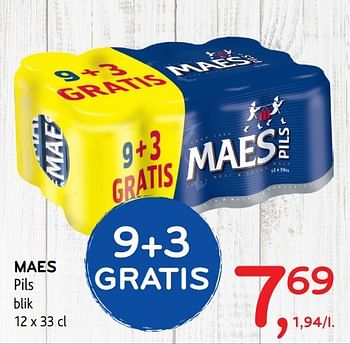 Promoties Maes pils - Maes - Geldig van 03/05/2017 tot 16/05/2017 bij Alvo