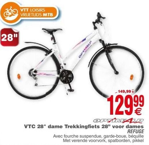 Optim Alp Vtc 28 dame trekkingfiets 28 voor dames refuge En