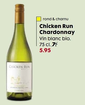 Promotions Chicken run chardonnay vin blanc bio - Vins blancs - Valide de 03/05/2017 à 23/05/2017 chez Hema