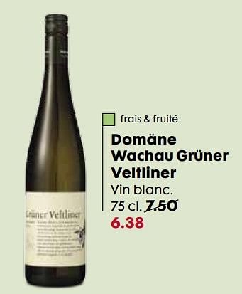 Promotions Domäne wachau grüner veltliner - Vins blancs - Valide de 03/05/2017 à 23/05/2017 chez Hema