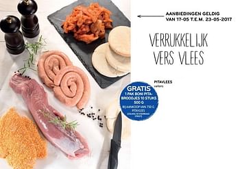 Promoties Pitavlees varkens - Boni - Geldig van 17/05/2017 tot 30/05/2017 bij Alvo