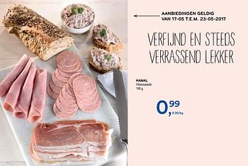 Promoties Hamal vleessalade - Hamal - Geldig van 17/05/2017 tot 30/05/2017 bij Alvo