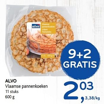 Promoties Alvo vlaamse pannenkoeken - Huismerk - Alvo - Geldig van 17/05/2017 tot 30/05/2017 bij Alvo
