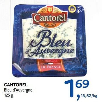 Promoties Cantorel bleu d`auvergne - Cantorel - Geldig van 17/05/2017 tot 30/05/2017 bij Alvo