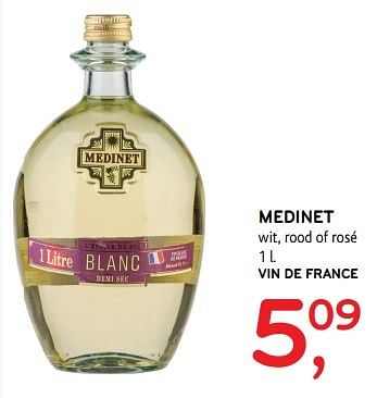 Promoties Medinet wit, rood of rosé - Witte wijnen - Geldig van 17/05/2017 tot 30/05/2017 bij Alvo