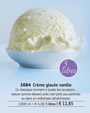 Promotions Crème glacée vanille - Produit maison - Bofrost - Valide de 01/03/2017 à 31/08/2017 chez Bofrost
