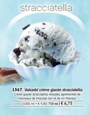 Promotions Dolcedo crème glacée stracciatella - Produit maison - Bofrost - Valide de 01/03/2017 à 31/08/2017 chez Bofrost