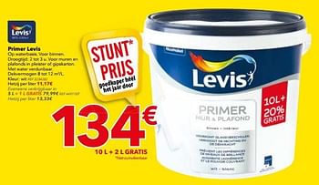 Promoties Primer levis - Levis - Geldig van 16/05/2017 tot 05/06/2017 bij BricoPlanit