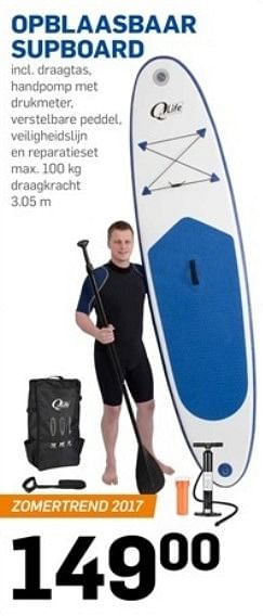Nebu handicap Verbazing Huismerk - Action Opblaasbaar supboard - Promotie bij Action