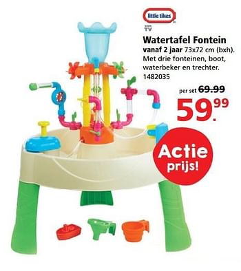 Promoties Watertafel fontein - Little Tikes - Geldig van 22/05/2017 tot 04/06/2017 bij Bart Smit