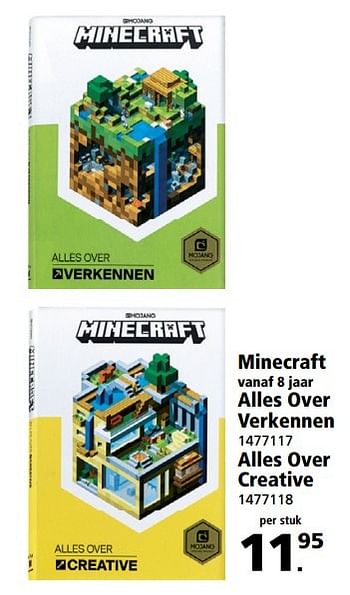 Promoties Minecraft alles over verkennen - Mojang - Geldig van 22/05/2017 tot 04/06/2017 bij Bart Smit