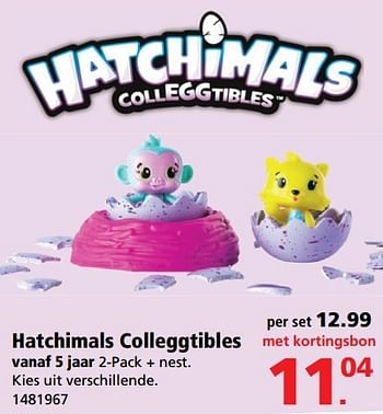 Promoties Hatchimals colleggtibles - Hatchimals - Geldig van 22/05/2017 tot 04/06/2017 bij Bart Smit