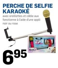 Promotions Perche de selfie karaoké - Produit Maison - Action - Valide de 24/05/2017 à 30/05/2017 chez Action