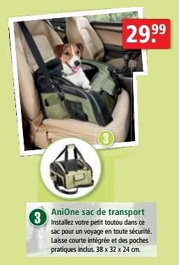 Anione Anione sac de transport - En promotion chez Maxi Zoo