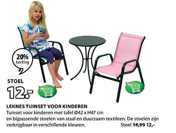 In zoomen Kreunt Dakloos Huismerk - Jysk Leknes tuinset voor kinderen stoel - Promotie bij Jysk