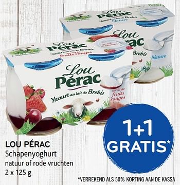 Promoties Lou pérac schapenyoghurt - LOU PÉRAC - Geldig van 31/05/2017 tot 13/06/2017 bij Alvo