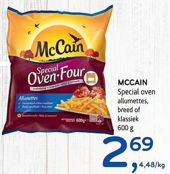 Promotions Mc cain special oven - Mc Cain - Valide de 31/05/2017 à 13/06/2017 chez Alvo