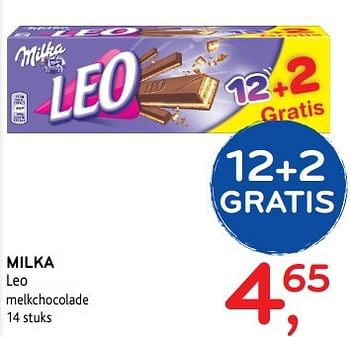 Promoties Milka leo - Milka - Geldig van 31/05/2017 tot 13/06/2017 bij Alvo