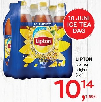 Promotions Lipton ice tea original - Lipton - Valide de 31/05/2017 à 13/06/2017 chez Alvo