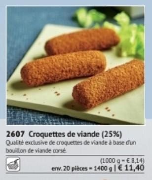 Promoties Croquettes de viande - Huismerk - Bofrost - Geldig van 01/03/2017 tot 31/08/2017 bij Bofrost