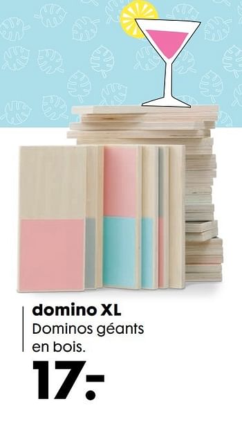 Promotions Domino xl - Produit maison - Hema - Valide de 24/05/2017 à 06/06/2017 chez Hema