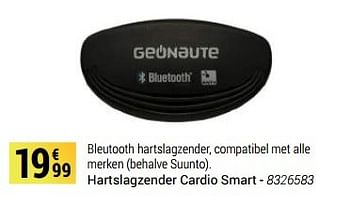 Promotions Hartslagzender cardio smart - Geonaute - Valide de 01/04/2017 à 31/12/2017 chez Decathlon