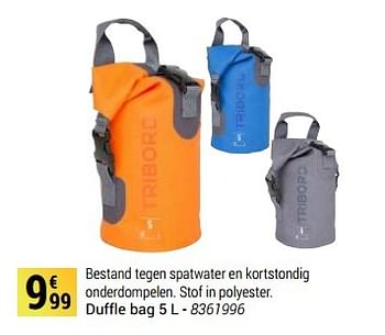 Promoties Duffle bag - ITIWIT - Geldig van 01/04/2017 tot 31/12/2017 bij Decathlon