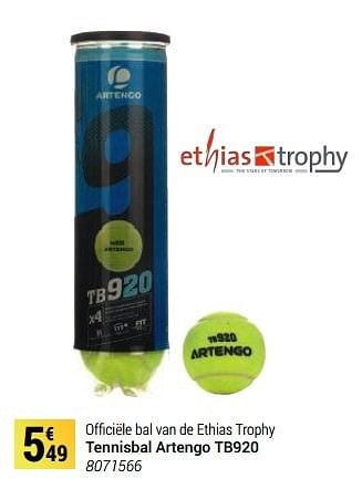 Promoties Tennisbal artengo tb920 - Artengo - Geldig van 01/04/2017 tot 31/12/2017 bij Decathlon