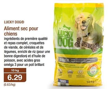 Medisch supermarkt mat LUCKY DOG Aliment sec pour chiens - Promotie bij Aldi