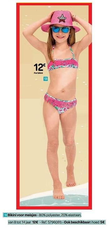 Atlas Visa commando Huismerk - Carrefour Bikini voor meisjes - Promotie bij Carrefour