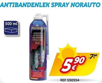 Promoties Antibandenlek spray norauto - Norauto - Geldig van 07/06/2017 tot 08/07/2017 bij Auto 5