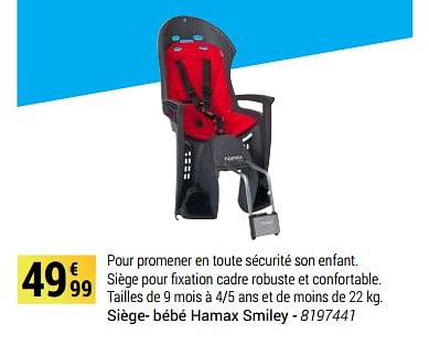 Siège hamax smiley hot sale