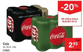 Promoties Cola - Coca Cola - Geldig van 14/06/2017 tot 27/06/2017 bij Makro