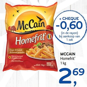 Promoties Mccain homefrit` - Mc Cain - Geldig van 14/06/2017 tot 27/06/2017 bij Alvo