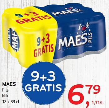 Promoties Maes pils - Maes - Geldig van 14/06/2017 tot 27/06/2017 bij Alvo
